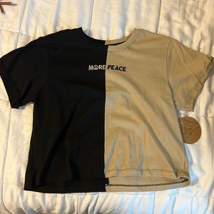 Vibe N’ “More Peace” Short Sleeved Shirt - Size Large